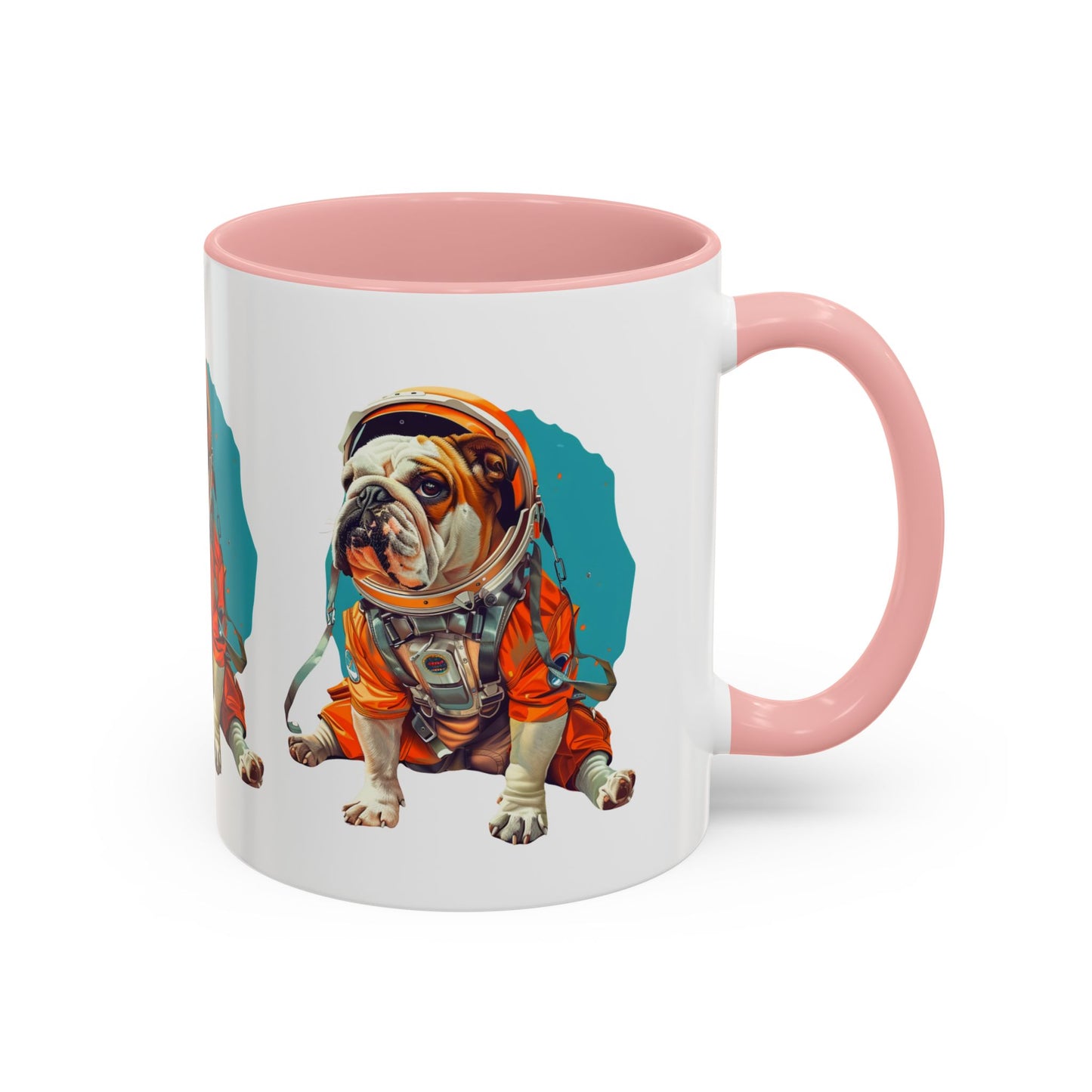 Mug - Fun Bulldog Astronaut Coffee Mug (11, 15oz)
