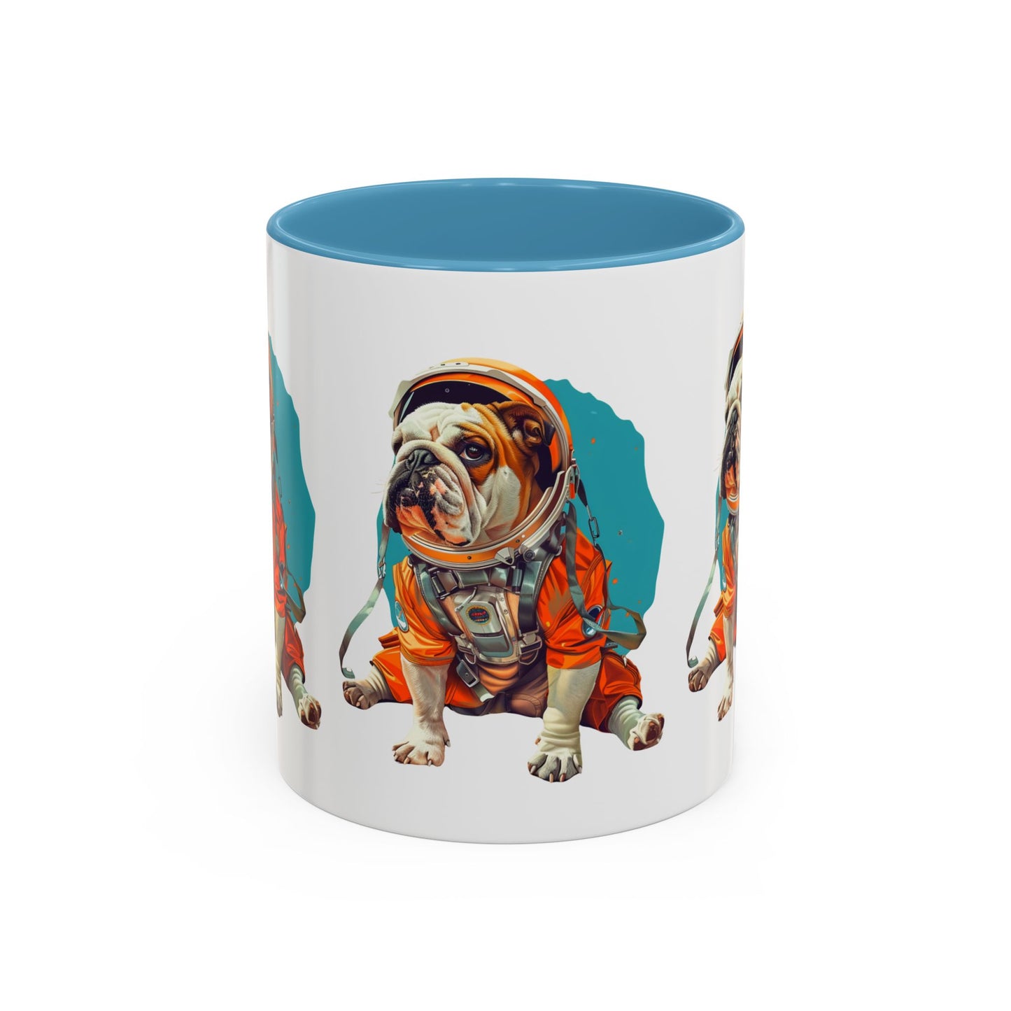 Mug - Fun Bulldog Astronaut Coffee Mug (11, 15oz)