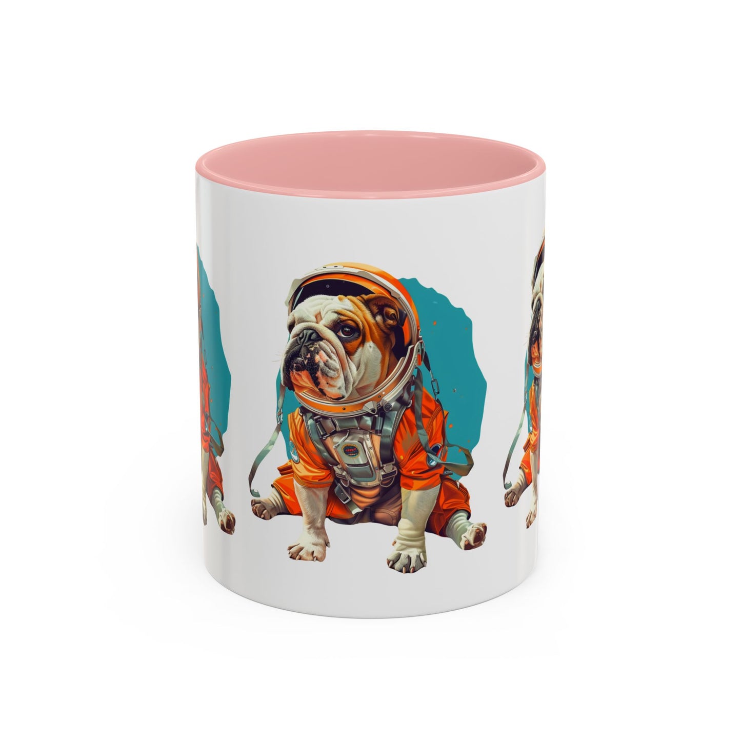 Mug - Fun Bulldog Astronaut Coffee Mug (11, 15oz)