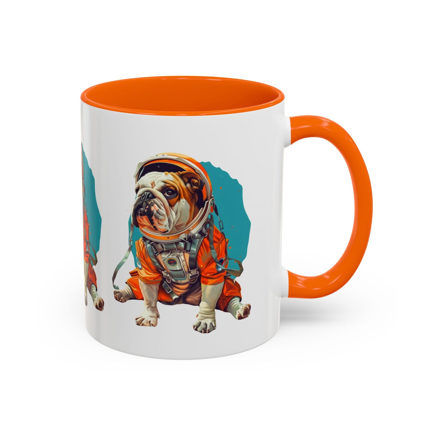 Mug - Fun Bulldog Astronaut Coffee Mug (11, 15oz)