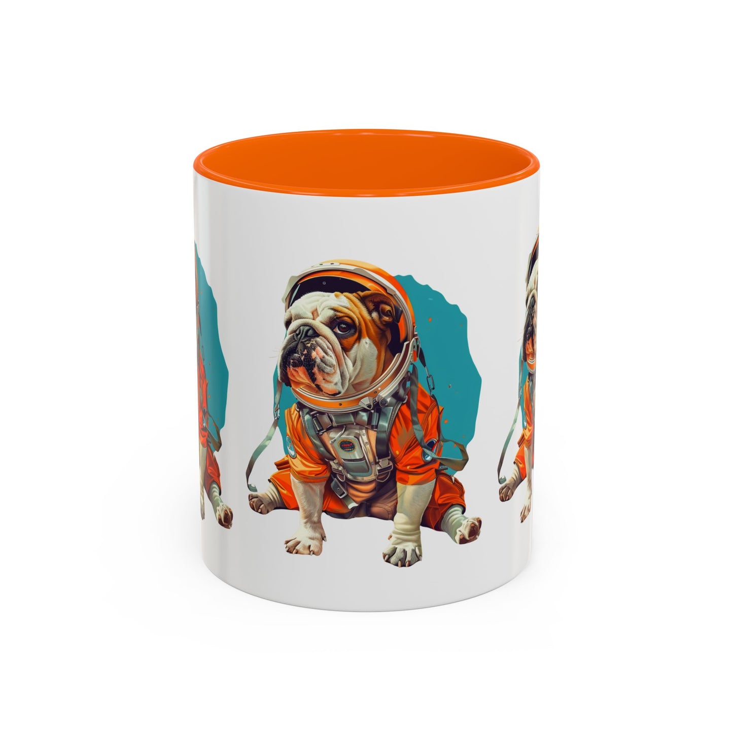 Mug - Fun Bulldog Astronaut Coffee Mug (11, 15oz)