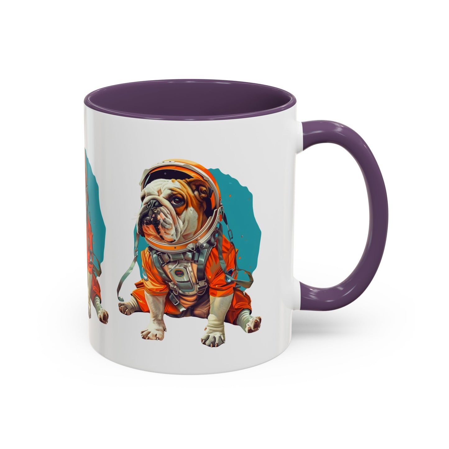 Mug - Fun Bulldog Astronaut Coffee Mug (11, 15oz)