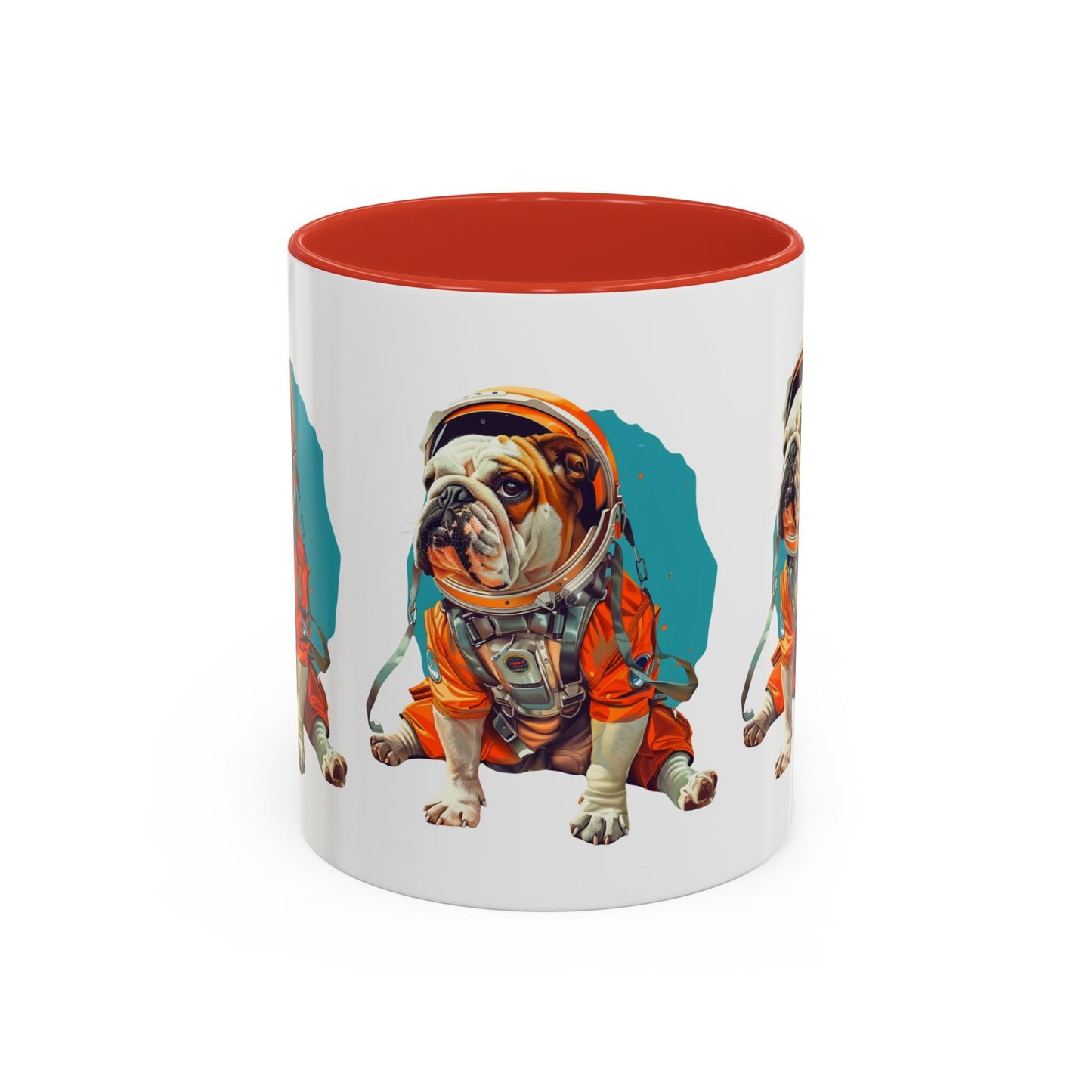 Mug - Fun Bulldog Astronaut Coffee Mug (11, 15oz)