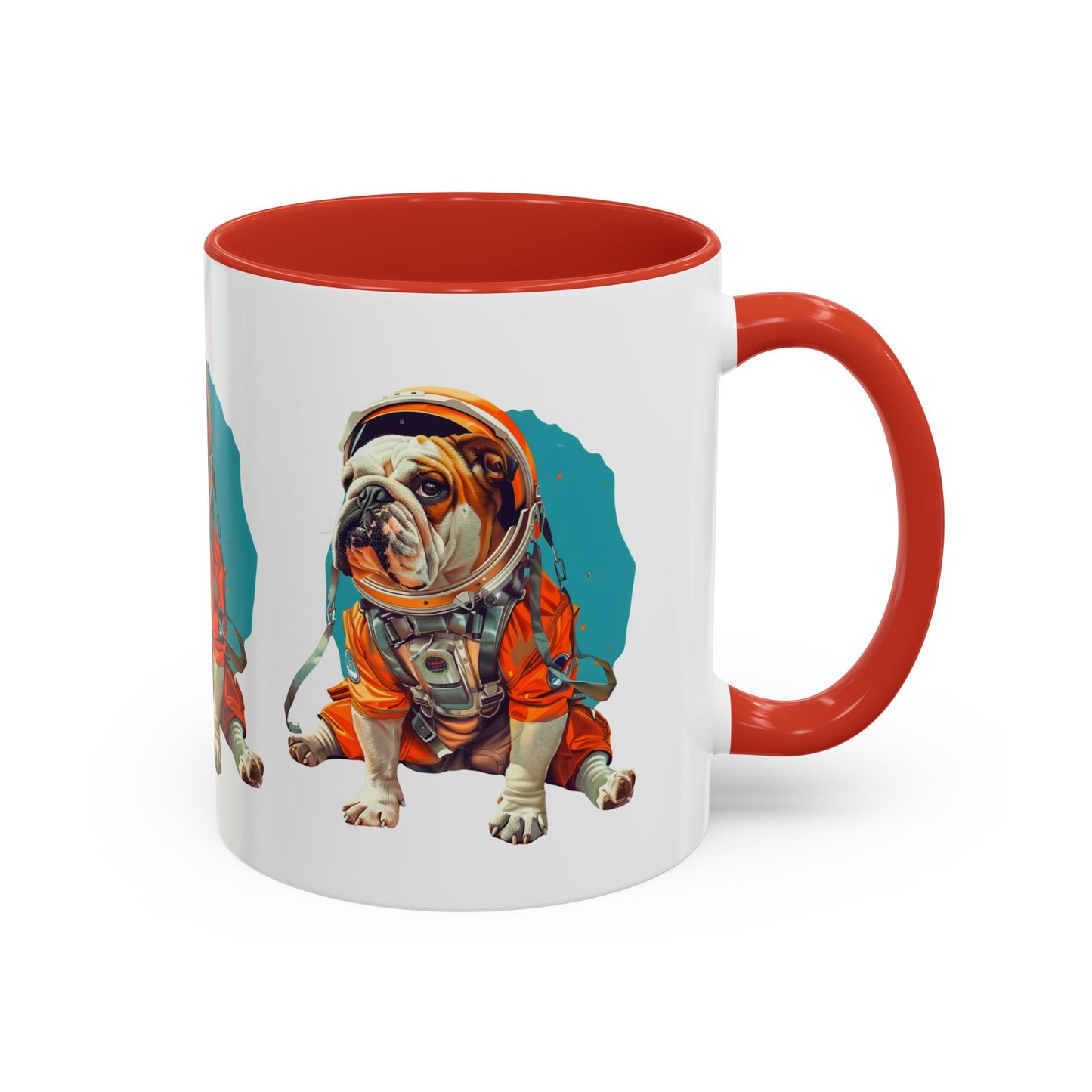Mug - Fun Bulldog Astronaut Coffee Mug (11, 15oz)
