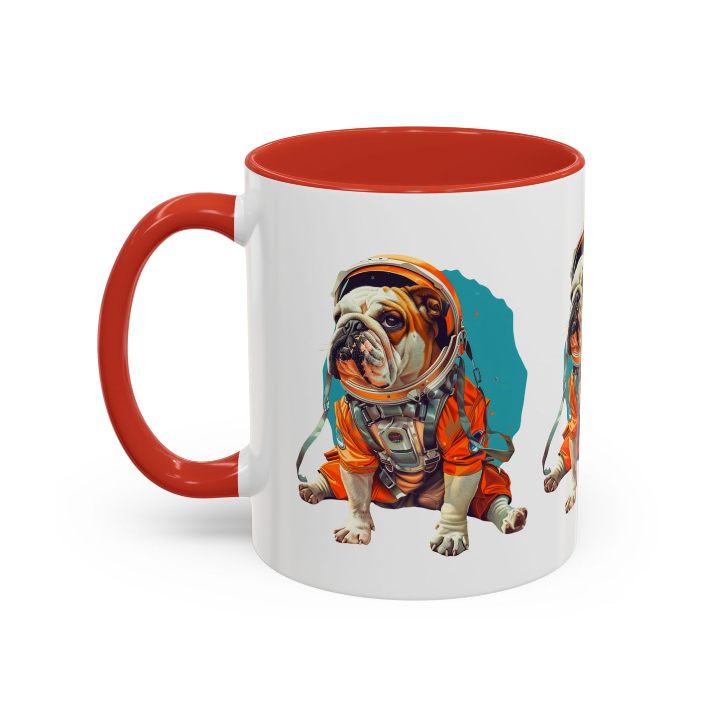 Mug - Fun Bulldog Astronaut Coffee Mug (11, 15oz)