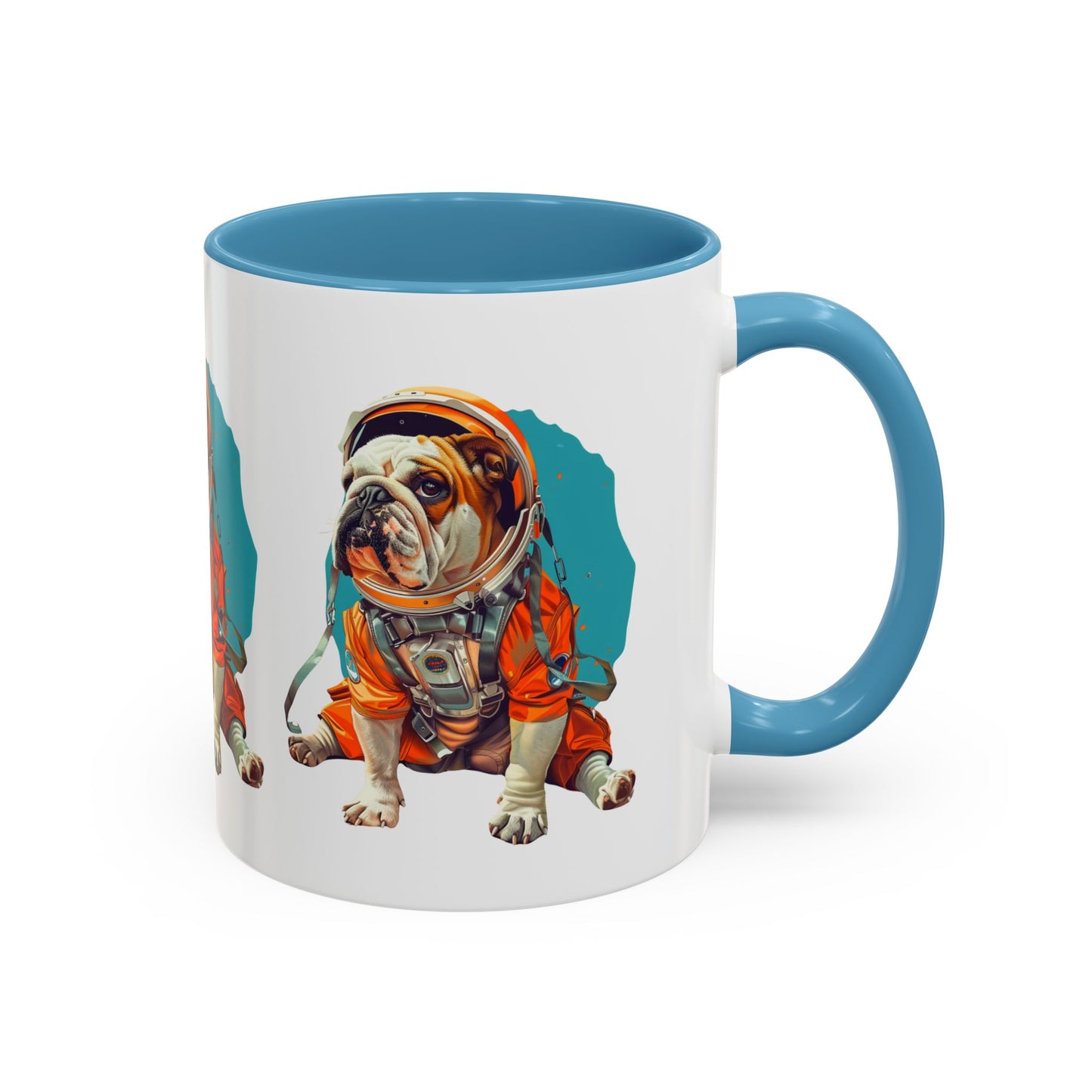Mug - Fun Bulldog Astronaut Coffee Mug (11, 15oz)