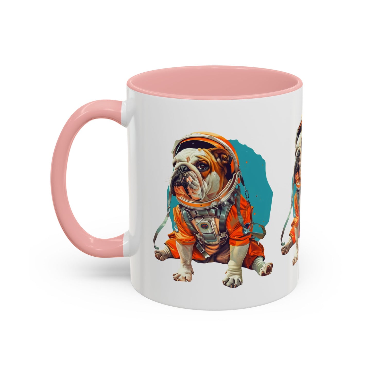 Mug - Fun Bulldog Astronaut Coffee Mug (11, 15oz)